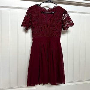 Lulus lace skater dress